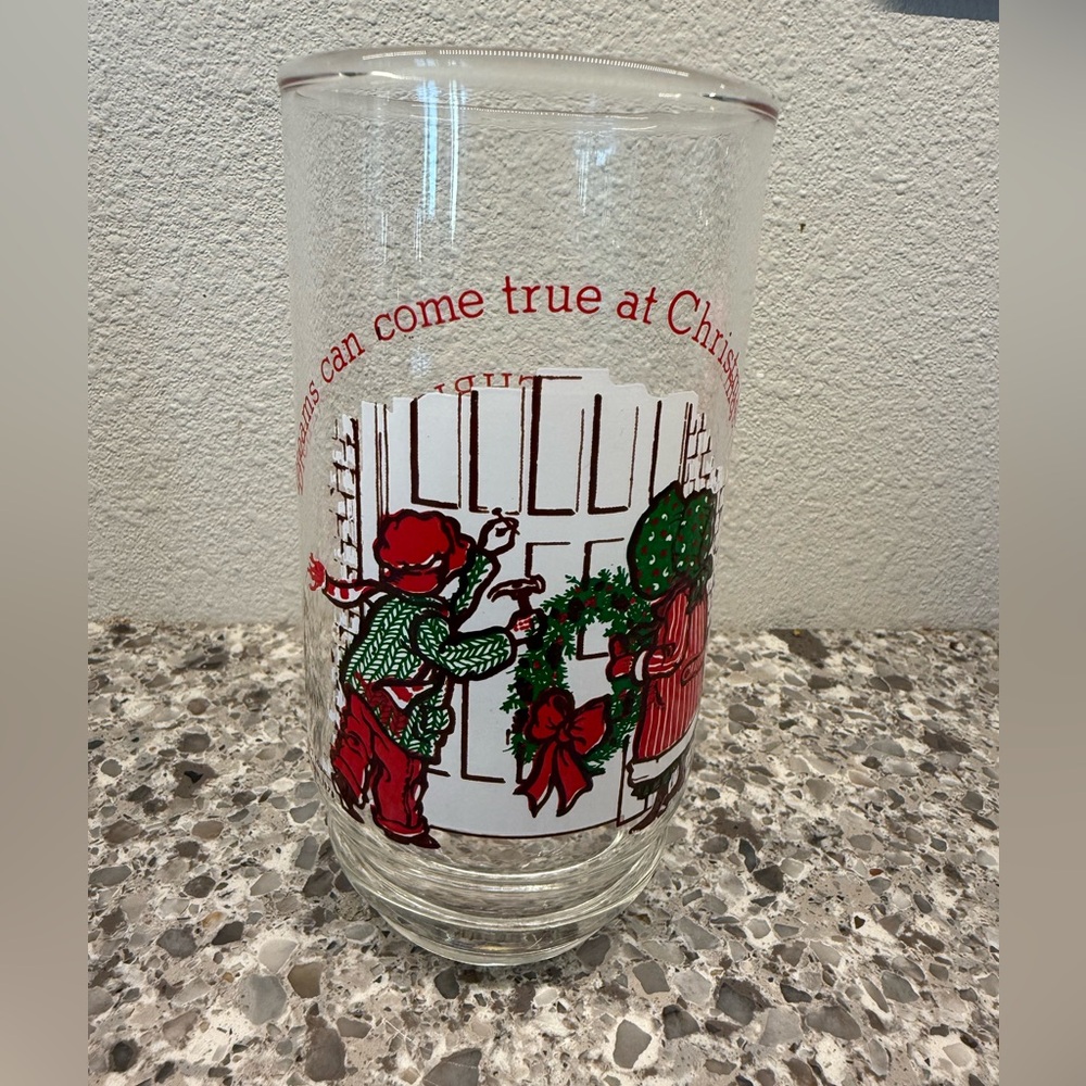 Holly Hobbie and Robby Coke Christmas Glasses - Picture 2 of 9